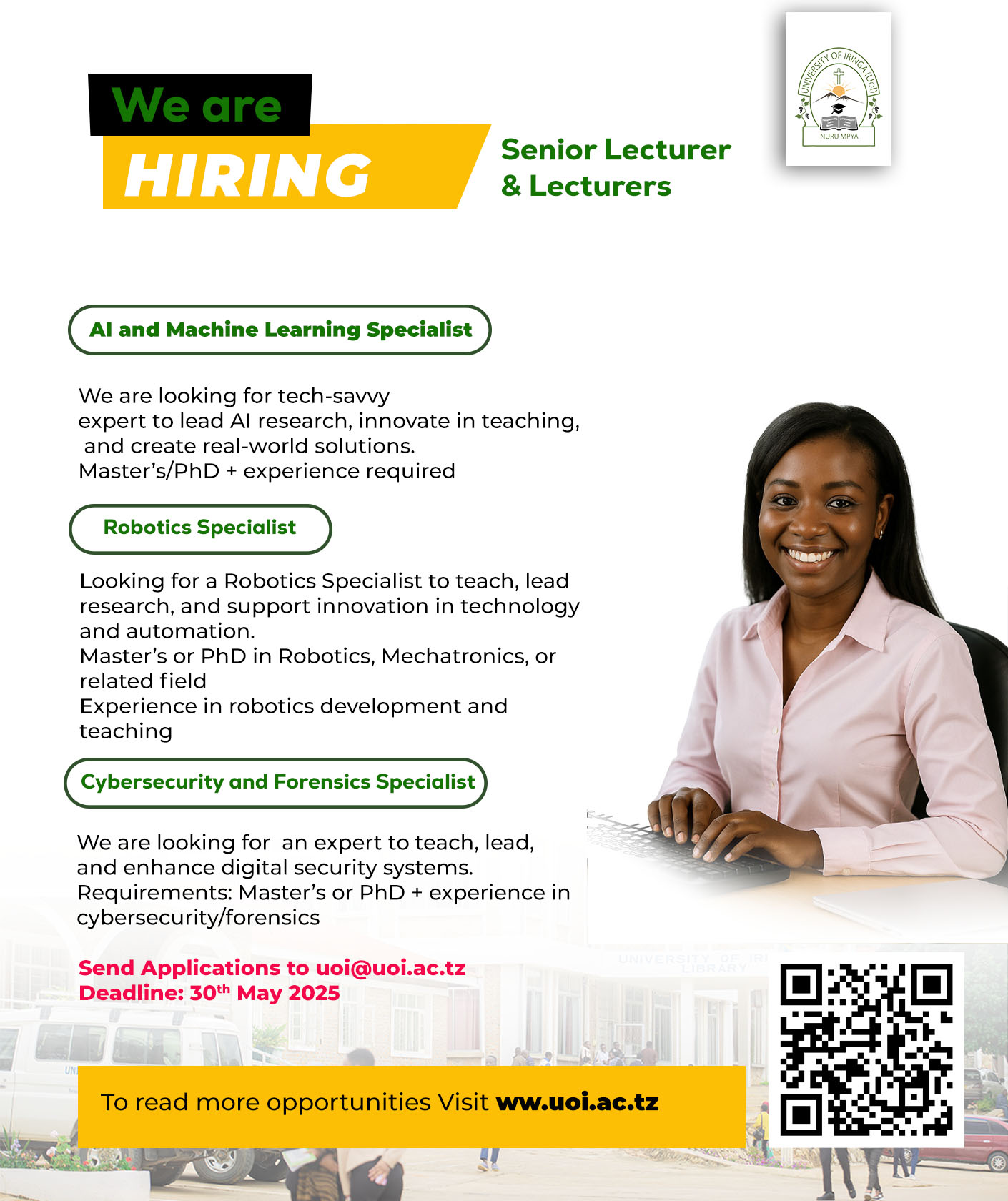 EMPLOYMENT OPPORTUNITY